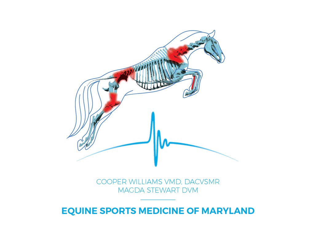 Equine Sports Medicine of Maryland Logo VanNoppen Marketing